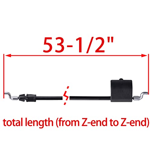 Oraevy 532183281 183281 Lawn Mower Engine Zone Control Cable Compatible With Poulan Roper Husqvarna Craftsman Weed Eater Walk-Behind Craftsman Lawnmower Parts Model 917 Briggs Stratton (2Pack) #TOP2