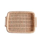 1. La cesta está tejida a mano con rota imitado, exquisitamente y exquisitamente tejida a mano, y los materiales están relajados y cómodos, lo que añade un sabor rural a la vida.