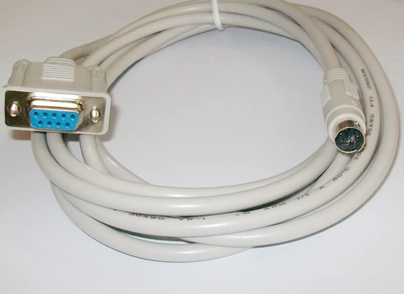 Suitable for TK6/8-FX Touch Panel TK6070IK,TK6070IP,TK6070IH,TK6070IQ to FX Series PLC Communication Cable Light Grey (5m)