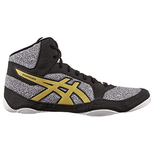 ASICS Unisex Snapdown 2 Wrestling Shoes, 11, White/Rich Gold