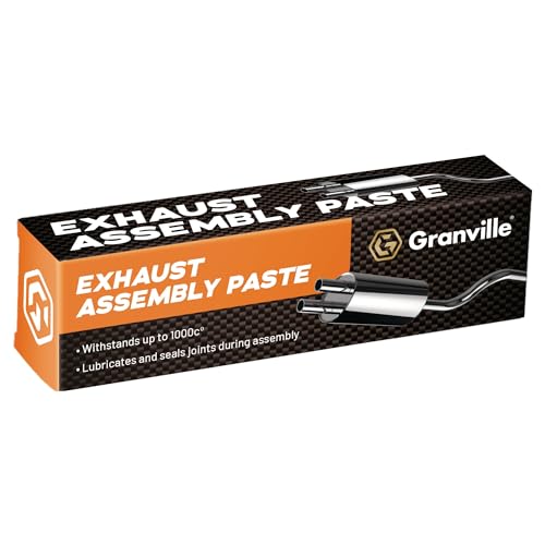 Granville Exhaust Assembly Paste – 140g | High-Strength Exhaust Sealant for Exhaust System Joints | Heat Resistant Up to 1200°C | Fast-Setting & VOC-Free Adhesive | Silencer Assembly Pipe Paste