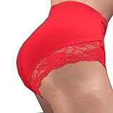 [モデルルック] 赤 パンツ 綿100% 弱 コットン100% 弱 ショーツ 深履き ゆったり 健康 幸運 丹田 開運 福 赤下着 赤パンツ レディース 肌着 還暦祝い 還暦 祝い 赤 赤いレッド 赤ショーツ 補正下着 ガードル ガードル ショート L