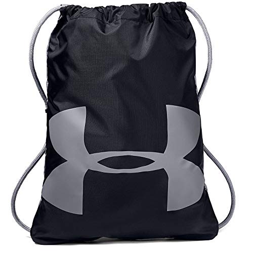 Under Armour Ozsee Sackpack, Black/Steel, One Size