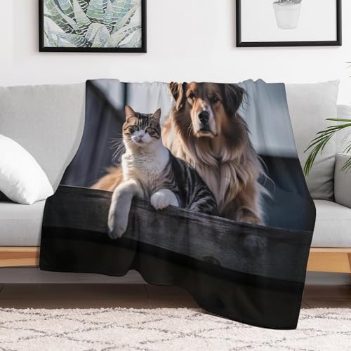 Manta de forro polar para perro transpirable para sofá y salón grande 3