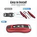 Aojezoor Bordeaux red Key Fob Cover Compatible with Porsche Cayenne 2018-2025 Panamera 2017-2024 911 2019-2023 Taycan 2019-2024 Compatible with Porsche Key Cover