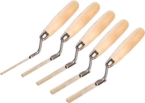 Spitzmauer-Falke & 5 x Fingerkellen-Set, Fugenziegel-L眉cken, -Werkzeuge