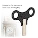 Grandfather Clock Winding Key 10PCS Set Alarm Clocks Steel Clockwork Keys Compact 2.05 * 1.89inch Clock Repair Tool Mechanical Key Wall