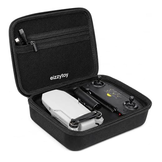 Case for Mavic Mini JSVER Carrying Case Compatible with DJI Mavic Mini/Mini SE, Hard Protective Case Travel Bag for DJI Mavic Mini Drone Accessories with Propeller Protectors and Control Stick Cover