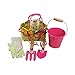 Tierra Garden 7-LP380 Little Pals Kids Junior Garden Kit with Hand Trowel, Hand Fork, Gloves, Plant Markers, and Bucket, Pink