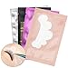 Mekupeu 100 Pairs Eye Under Gel Pads Eyelash Extensions Patches,Lash Extension Lint Free Under Hydrogel Eye Mask Pads Beauty Tools (Pink)