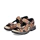 Rieker Herren geschlossene Sandalen 26156, Männer Sandalen,Sommerschuhe,Freizeitschuhe,offene Schuhe,Strandschuhe,braun Kombi (25),45 EU / 10.5 UK