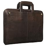 Características: Dimensiones: 38 x 4 x 31 cm | Modelo: Ludwig | Peso: 900 gramos | Material: cuero | Tipo de piel: cuero de búfalo (gamuza) | Para hombres y mujeres | Fabricante: STILORD | Compatibilidad: para portátiles de hasta 14 pulgadas