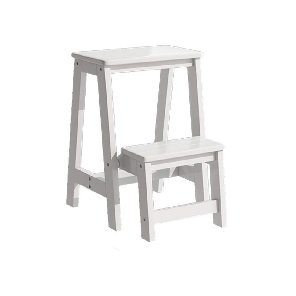 Escabeau pliant bois massif pour cuisine et maison