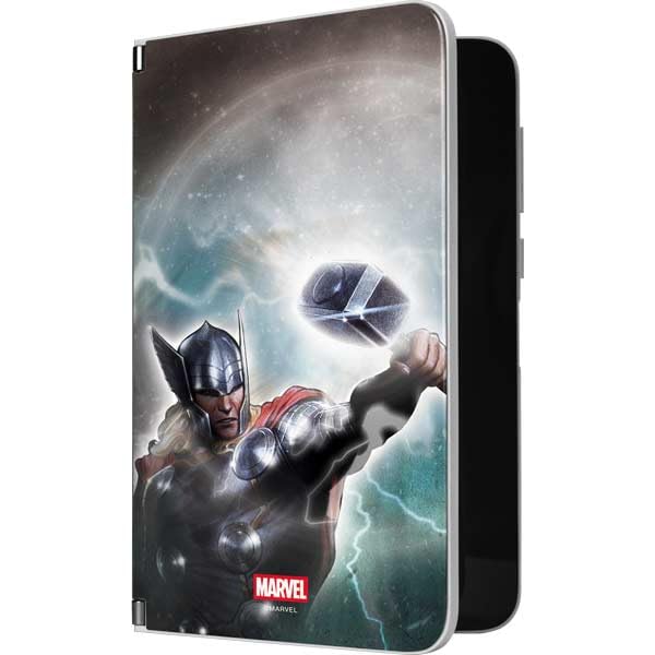 Skinit Decal Tablet Skin Compatible with Surface Duo - Officially Licensed Marvel Thor Mighty Thor Design