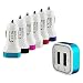 Produktbild MEIHE-Cables/Adapters Kabel und Adapter Doppel USB3.0 Zigarettenanzünder Auto-Ladegerät Adapter für Samsung-Apfel-Handy (Farbe : Marineblau)