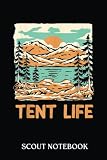 Scout Notebook: Tent Life Camping Summer Camper Tropical Hiking Wildlife | Notebook For Scout (6X9 Inches), For Summer Camp, Gift For Kids Boys Girls ... For Taking Notes At Scout Summer Camp
