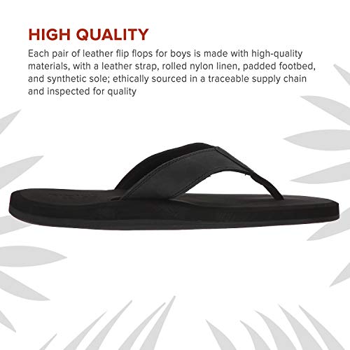 Flojos Men's Cole2.0 Flip-Flop, Black, 10 #TOP7