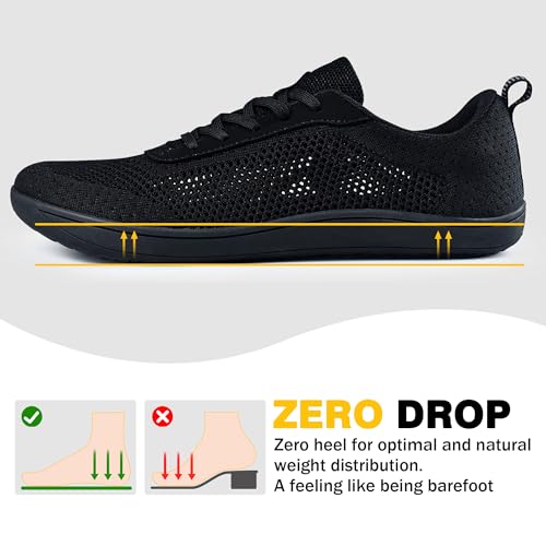 Wide Toe Box Shoes for Men, Barefoot Minimalist Shoes, Zero Drop Casual Breathable Soft Sneakers4