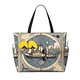 Diseño fácil de viajar: ligera y voluminosa, esta bolsa de viaje grande puede llevar una gran cantidad de artículos y se pliega cómodamente en un tamaño pequeño para viajar sin esfuerzo.