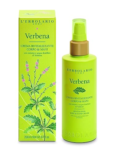 L'Erbolario Revitalizing Body and Hand Cream - Moisturizing Hand Lotion for Women and Men with Sunflower Oil - Citrus Floral Scent - Verbena - 6.7 oz image 3