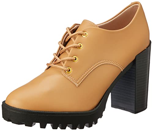 Tamanco Salto, Moleca, Feminino, Tan
