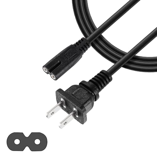 10 Ft TV Power Cord Cable for Samsung LG TCL Sony Apple TV Hisense