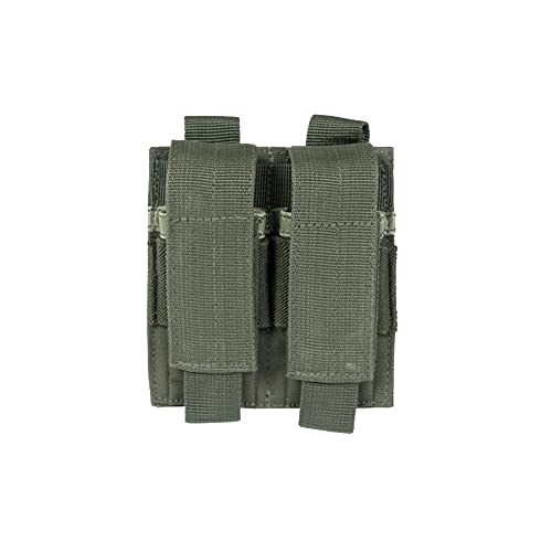 Mil-Tec Double Pistol Magazine Pouch, OD Green, 4.5 x .80 x 4.7, 13495501