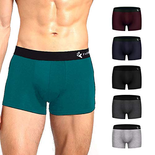 ボクサーパンツ メンズ 下着 6枚セット前閉じ 吸水速乾 ボクサーブリーフ ローライズ (6色, L)