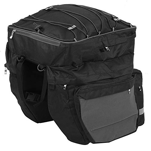 ANKROYU Bag 3 en 1 Pack de Equipaje de Rejilla de Ciclismo Gran Capacidad Almacenamiento de Nylon Reflectante para montañas Viajes en Bicicleta de Bicicleta de montaña Camping