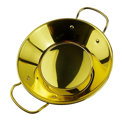 DECHOUS Stainless Steel Griddle Seafood Boil Pot Pot Lid Beef Offal Kitchen Cooking