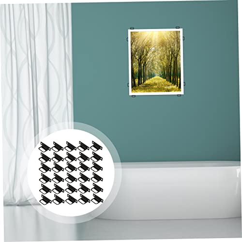 Image of ORFOFE Wall Hangers for Pictures 100pcs L-Shaped Hangers for Easy Hanging of Frames and Posters