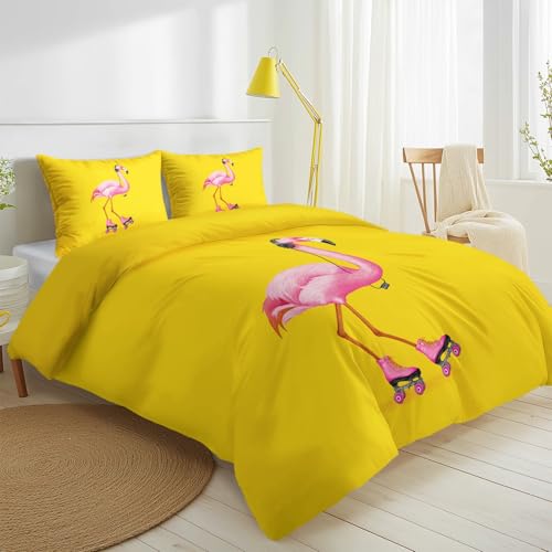 Housse de couette 140x200 en microfibre douce et thermorégulatrice