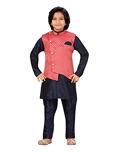 Image of Aarika Boy's Silk Regular Tunic Shirt