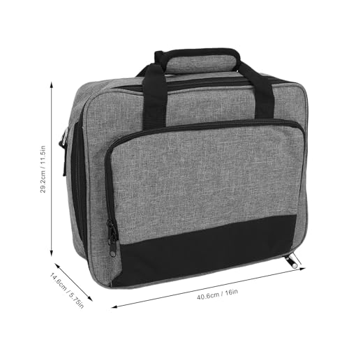 Funda para proyector con compartimentos para accesorios y correa ajustable para hombro miniatura 6