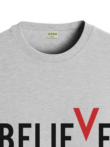 Image of ADRO Men Cotton Regular Printed Tshirt