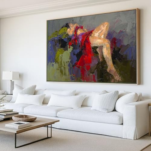 Figure féminine abstraite XINBAO pour salon moderne 40x60cm