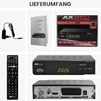 [ Test SEHR GUT, Note 1.1 *] AXRED S90 Plus Sat Receiver mit Aufnahmefunktion, HD fähig, Full HD, Digital Sat-Receiver für Satellitenschüssel Satelliten Satellit TV Fernseher, HD-Receiver, HDMI – Ansicht 9