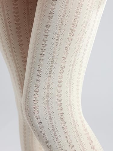 Image of Sahabowi Women Tights, Sheer High Waist Pantyhose, Vintage Control Top Stockings, Siwa7