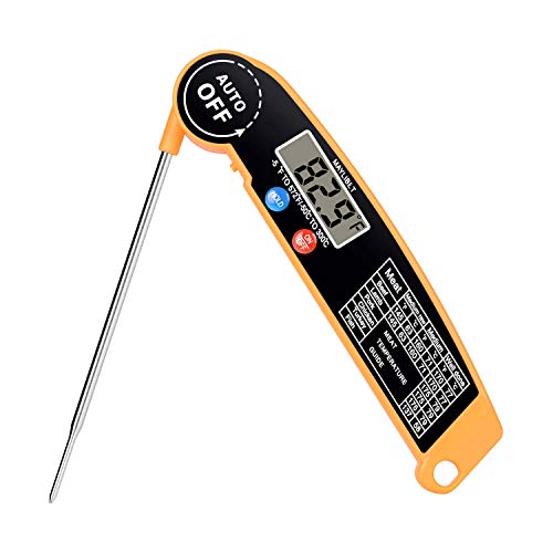 Digital Instant Read Meat Thermometer With Highly Accurate Temperature Probe, Electric Cooking Thermometer