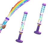 LED Light Up Firework Water Blaster – Magic Spray Soaker Toy with Colorful Lights, Pops Like Fireworks, Perfect for Backyard, Beach, Pool, Birthday Party & Summer Fun