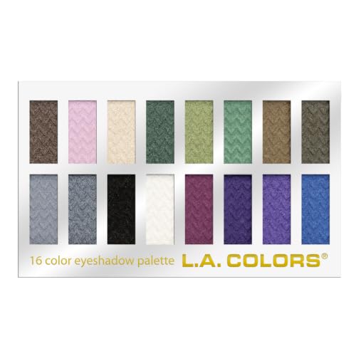 Image of L.A. Colors 16 Color Eyeshadow Palette, Smoking, 27g