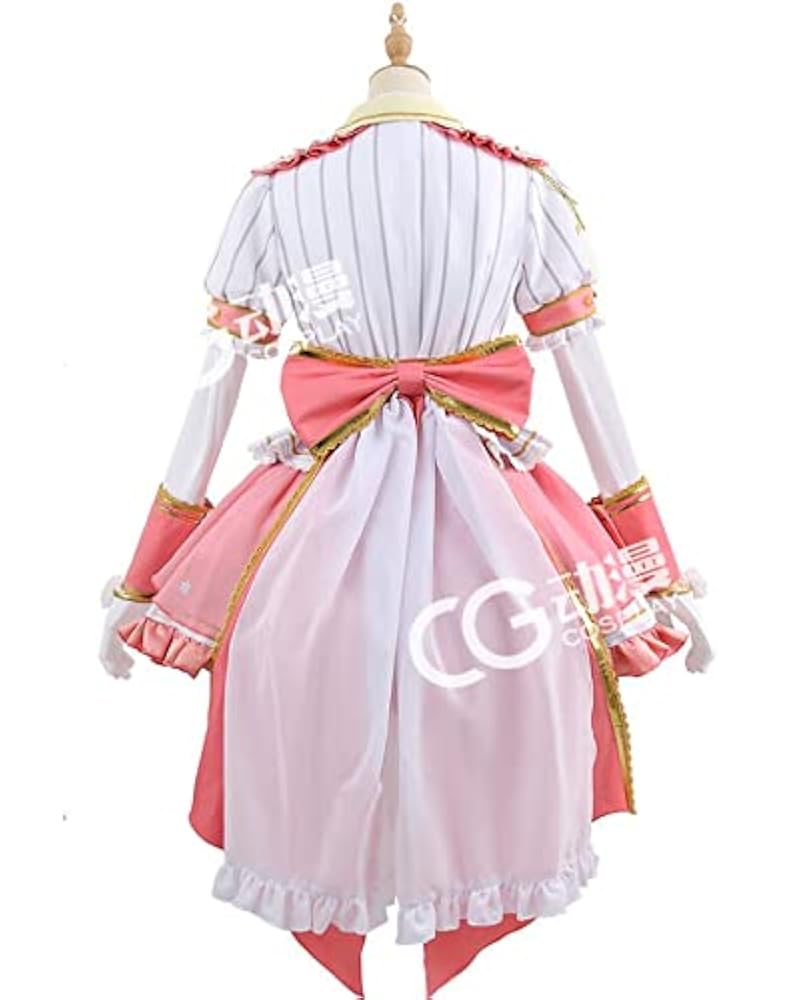 BanG Dream! 丸山彩 コスプレ衣装 ウィッグ付き 男性M Pastel＊Palettes 10周年衣装 丸山彩 コスプレ衣装