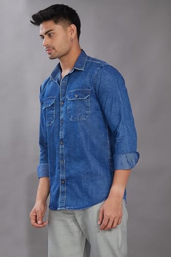 Image of DIVISIVE Men's Slim Fit Cotton Shirt