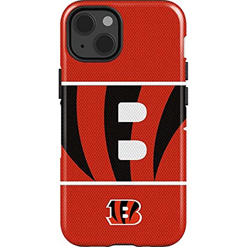 Skinit Impact Phone Case Compatible with iPhone 13 - Officially Licensed NFL Cincinnati Bengals Zone Block Design