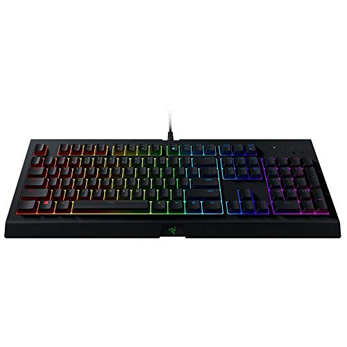 Razer Cynosa Chroma Teclado de membrana para juegos teclado con teclas de suaves, programables, rollover de 10 teclas, iluminación cromática RGB, ES Layout