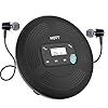 CCHKFEI Oplaadbare Draagbare CD-speler Bluetooth Persoonlijke Compacte Schijfspeler met FM-zender, Touch Knoppen en Backlight Display voor Thuis Reizen en auto