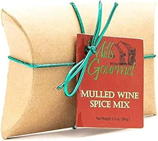 Mills Gourmet Mulled Wine Spice | With Flavors of Cinnamon and Clove | All Natural and Fresh Ingredients - 1.5 oz Mix (39 ...