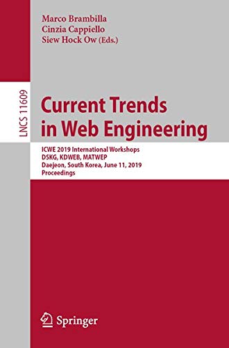 Buy Current Trends in Web Engineering — BookShops.in