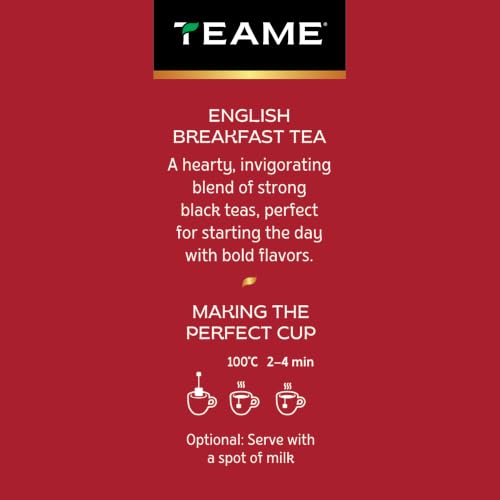 Image of TE-A-ME Black English Breakfast Tea 100 TB | Tea Bags 100