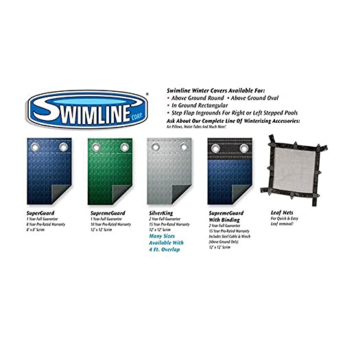 Swimline 30 Foot Heavy Duty Deluxe Round Above Ground Winter Swimming Pool Cover #TOP1